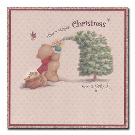 Magical Christmas Vintage Forever Friends Card